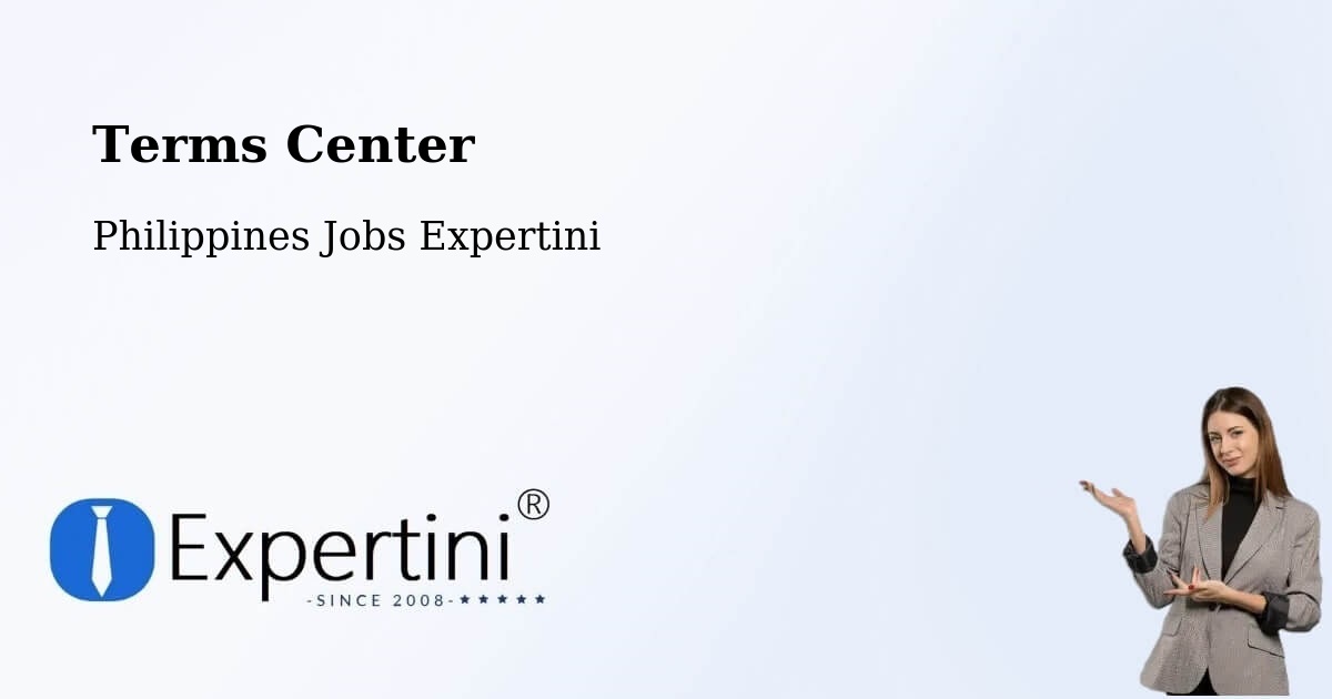 Terms of Service – Cagayan De Oro - Philippines Jobs Expertini
